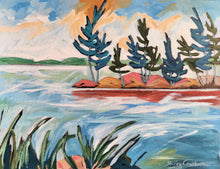 Load image into Gallery viewer, 1455, Art, Original Art, Trees, Tree Painting, Windswept Pines, Landscape Painting, Landscape Art, Canadian Landscape