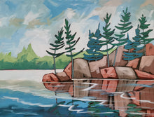 Load image into Gallery viewer, 1525, trees, paintings, original art, Canadian landscapes, home decor, art, landscape paintings