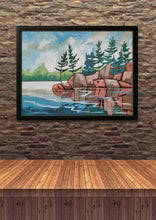 Load image into Gallery viewer, 1525, trees, paintings, original art, Canadian landscapes, home decor, art, landscape paintings