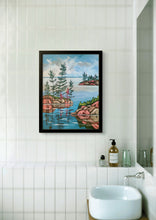 Load image into Gallery viewer, 1527, landscapes, landscape art, landscape paintings, original art, Canadian landscapes, Windswept pines, Canadian landscape artists