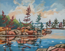 Load image into Gallery viewer, 1533, original paintings, landscape art, landscape paintings, Canadian art, Canadian landscapes, home decor, pine trees