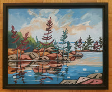 Load image into Gallery viewer, 1533, original paintings, landscape art, landscape paintings, Canadian art, Canadian landscapes, home decor, pine trees