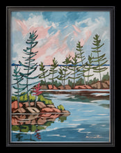 Load image into Gallery viewer, 1541, original art, original painting, landscape art, home decor, wall art, trees, tree painting, canadian art, canadian landscape