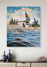 Load image into Gallery viewer, Islands in Motion, art, original art, original painting, landscape, landscape art, northern Ontario