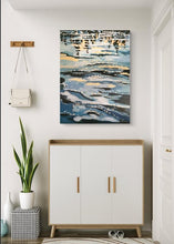 Load image into Gallery viewer, Shimmering Serenity, art, original art, landscape art, landscapes, water, lakes, rocky shores, Northern Ontario