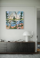 Load image into Gallery viewer, Ontario's North, art, original art, landscapes, landscape art, trees, windswept pines, birch trees, Northern Ontario