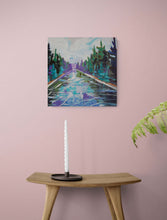 Load image into Gallery viewer, 1359, Art, Artist, Landscape Art, Landscape Painting, Original Art, Pine Trees, Trees, Canadian Art