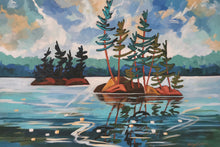 Load image into Gallery viewer, 1471, art, artworks, paintings, landscape art, landscape painting, original art, canadian art, trees, acrylic paintings
