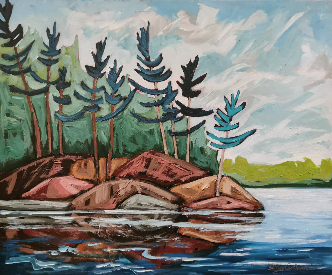 1513, landscapes, canadian art, canadian landscapes, trees, pine trees, home decor, acrylics, oils