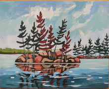 Load image into Gallery viewer, 1534, original art, landscape paintings, tree art, canadian landscapes, canadian artists, landscape artists, home decor, wall art
