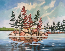 Load image into Gallery viewer, Capture the Moment, art, landscapes, landscape art, original paintings, original art, Northern Ontario, trees
