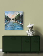 Load image into Gallery viewer, The River, art, original art, landscape art, paintings, original paintings, river, lakes, water, Northern Ontario
