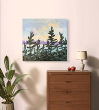 Load image into Gallery viewer, Tree Family, art, original art, landscape, landscape art, trees, pine trees, Northern Ontario
