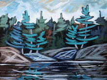Load image into Gallery viewer, 1340, Art, Artist, Trees, Pine Trees, Landscape Art, Landscape Painting, Original Art, Canadian Artist
