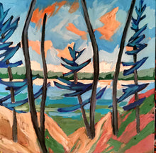 Load image into Gallery viewer, 1345, painting, original art, canadian art, canadian artist, ontario art, ontario artist, landscapes, trees
