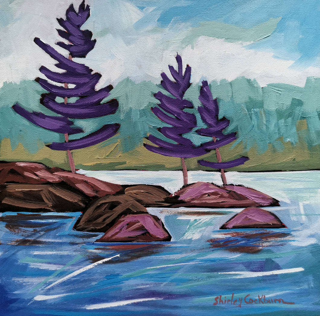 1382, Art, Artist, Paintings, Original Painting, Original Artwork, Canadian Paintings, Trees, Pine Trees