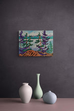 Load image into Gallery viewer, 1393, Art, Trees, Original Painting, Original Art, Landscapes, Landscape Painting, Pine Trees
